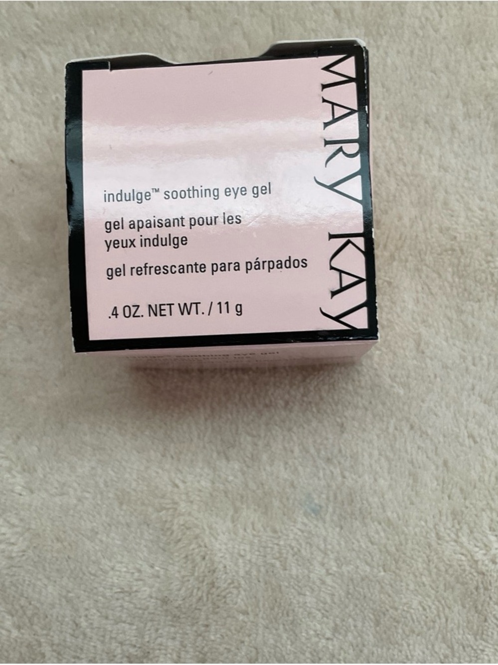 Mary Kay Indulge Soothing Eye Gel - Pink and Black Packaging